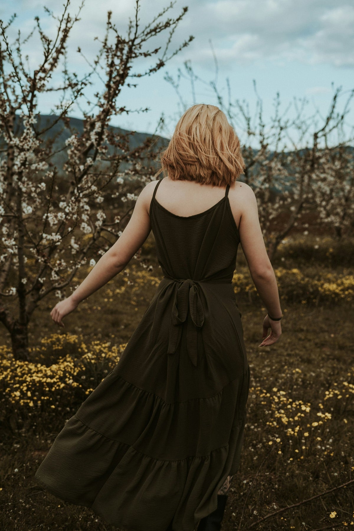 Orchard tiered dress — editorial photograph 2
