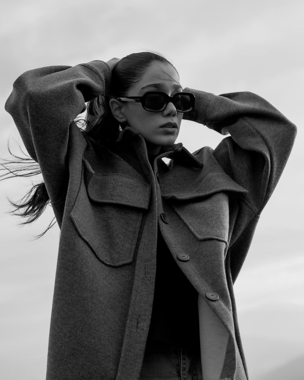Proof oversized overshirt — editorial photograph 2