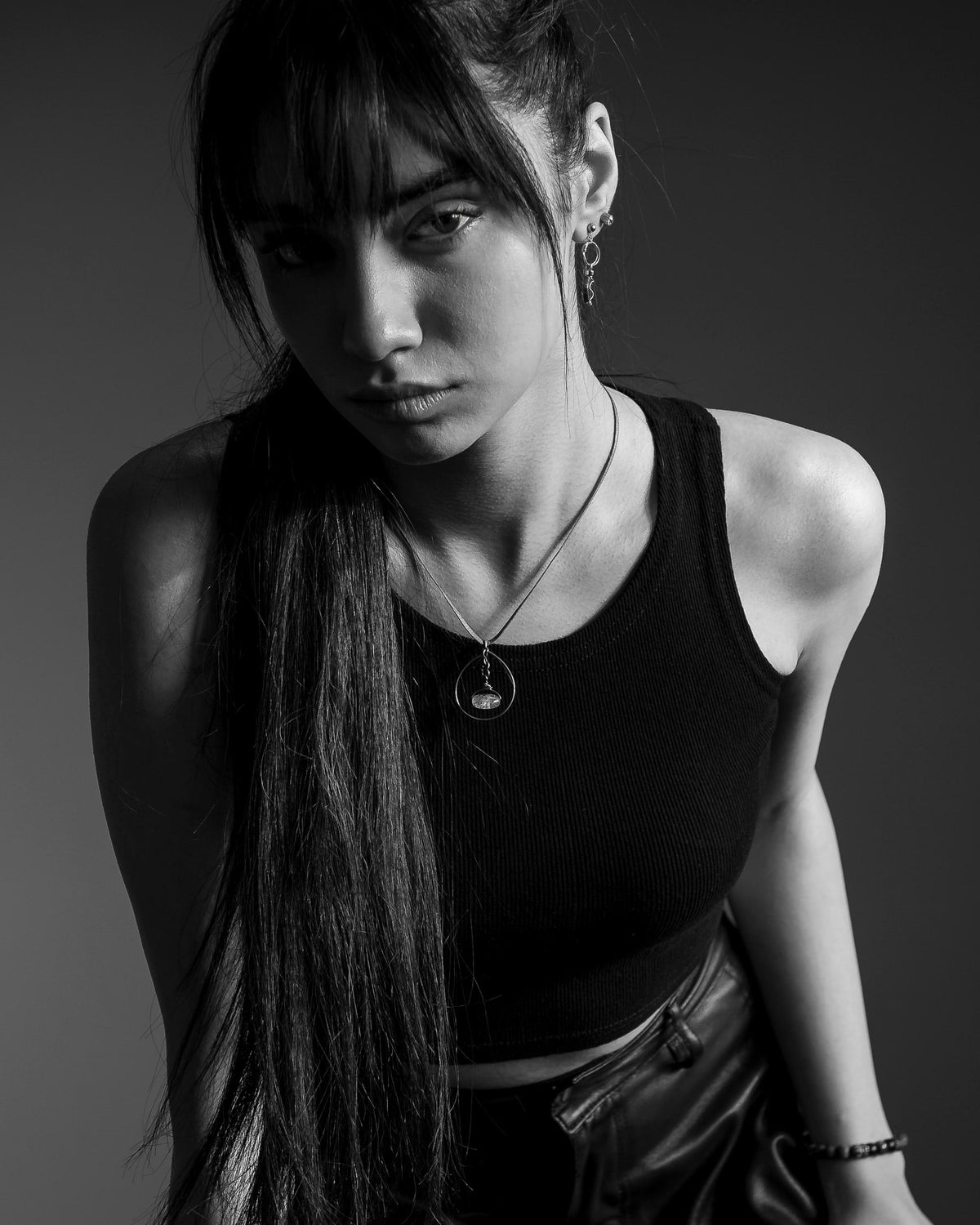 Line ribbed crop — editorial photograph 2