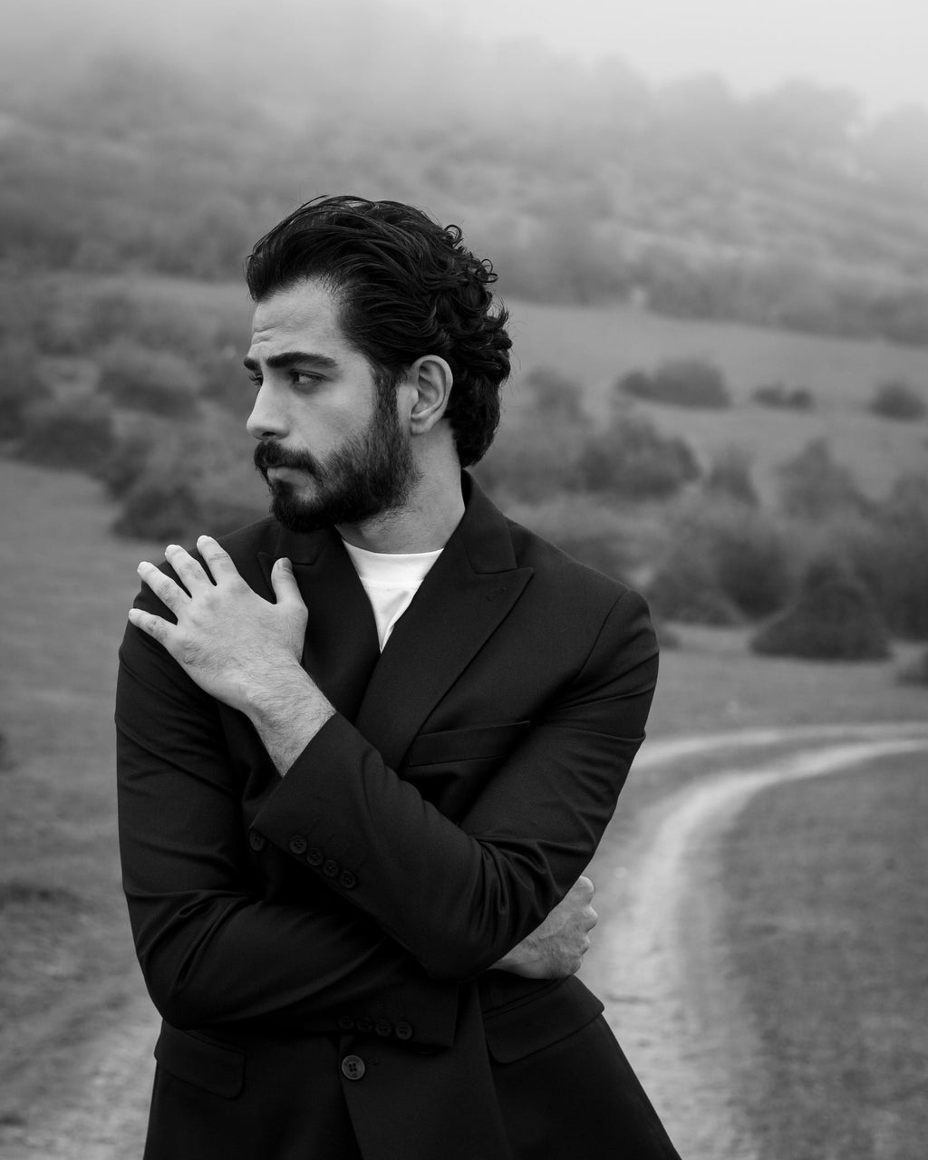 Margin tailored jacket — editorial photograph 2