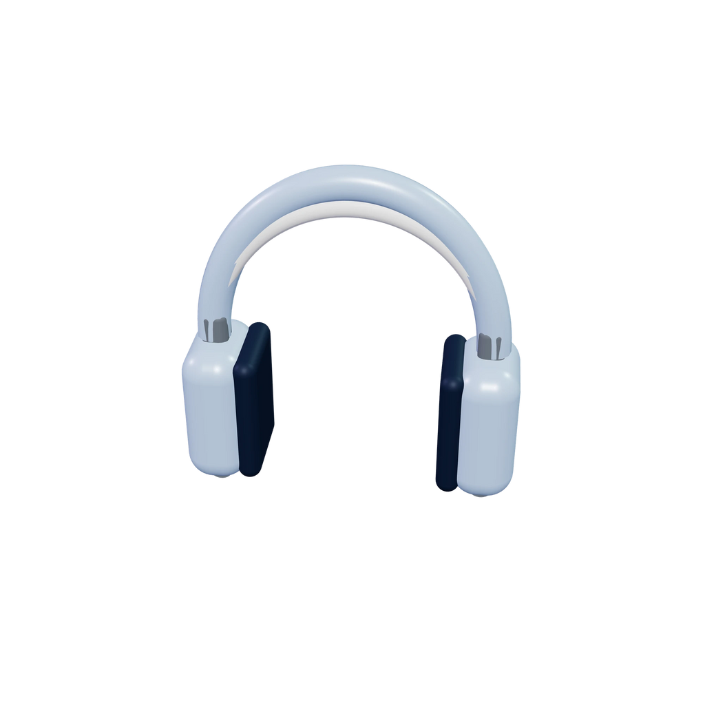 H1 Over-ear headphones / Glacier, high-angle view