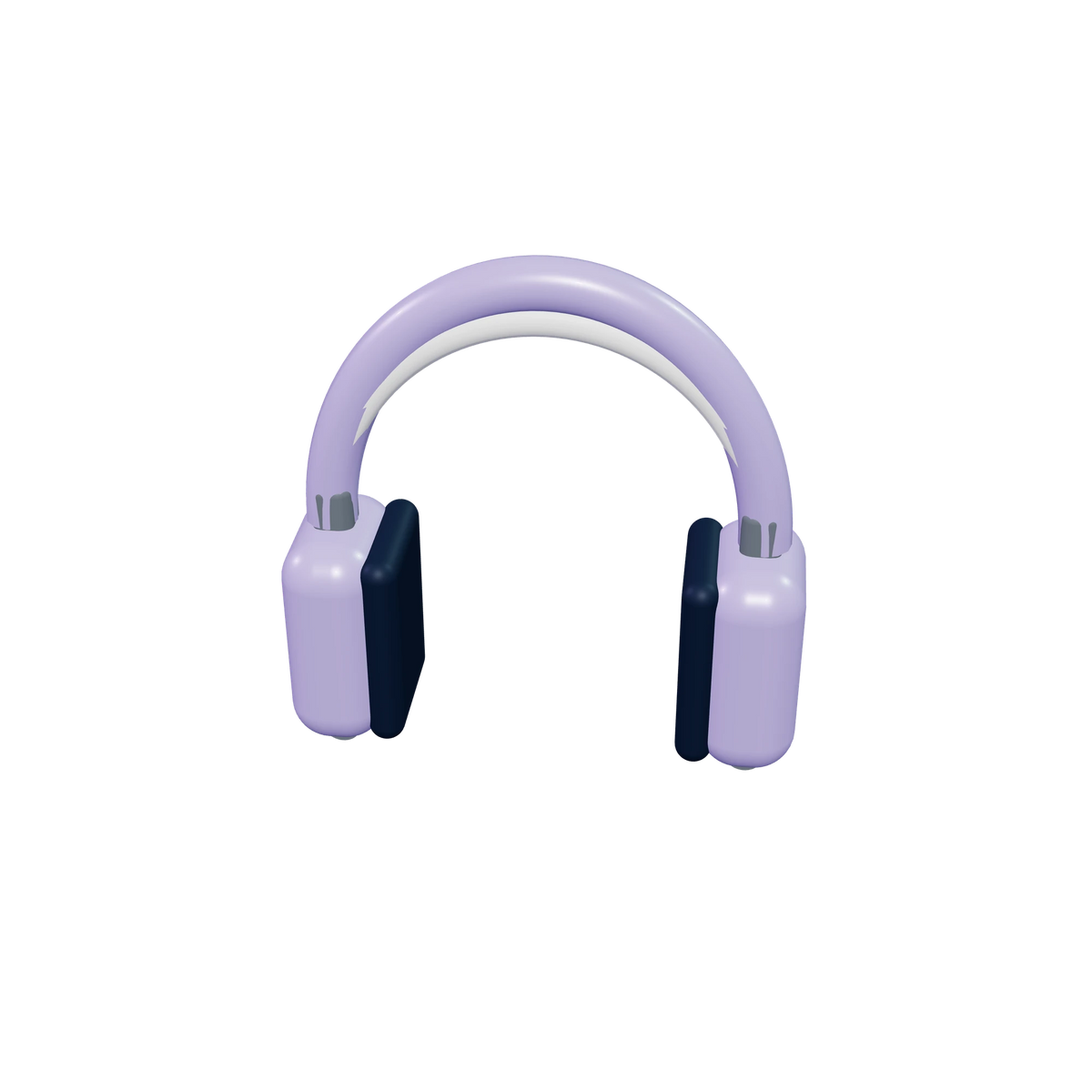 H1 Over-ear headphones / Lilac, high-angle view