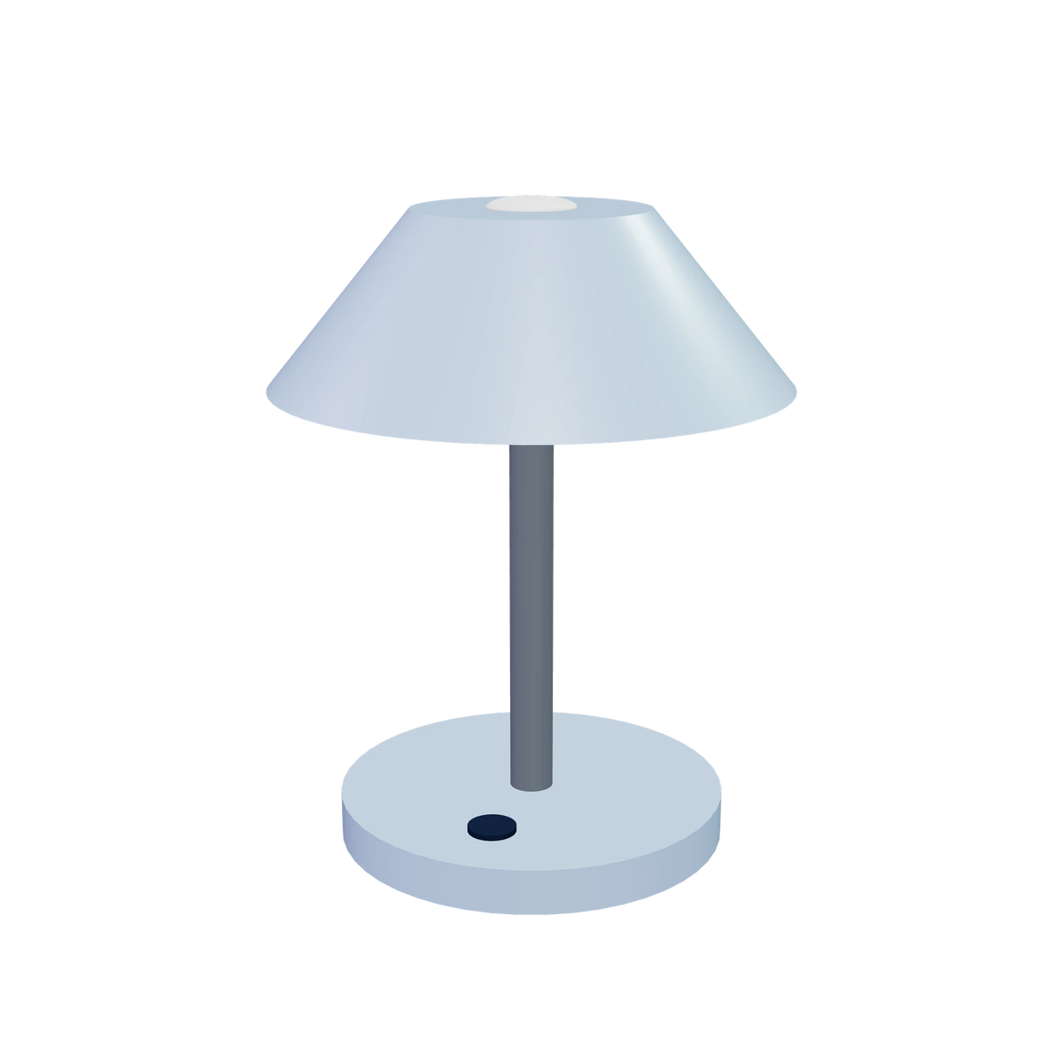 L1 Desk light / Glacier, side view