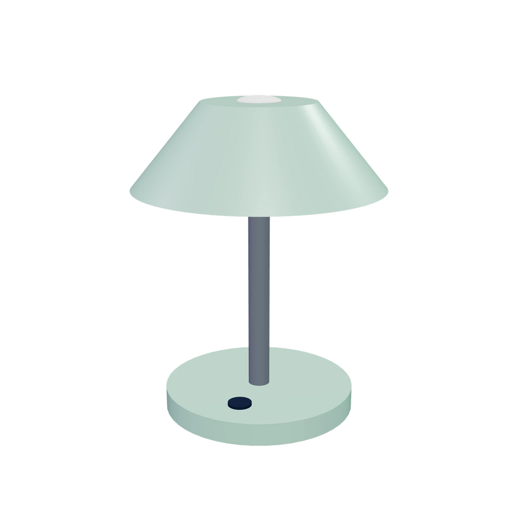 L1 Desk light / Pistachio, side view