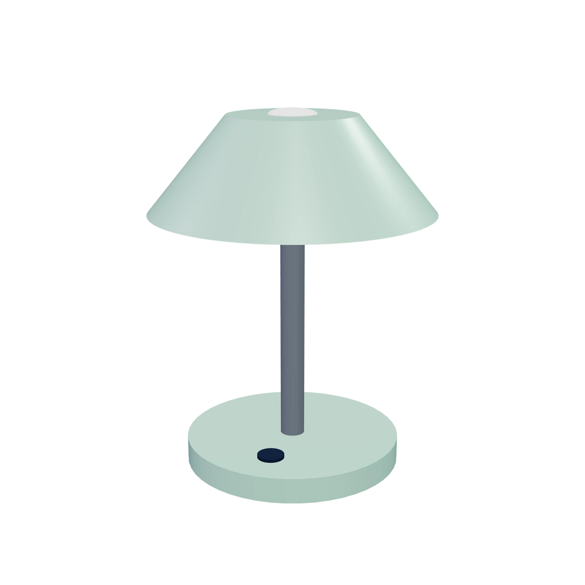L1 Desk light / Pistachio, side view
