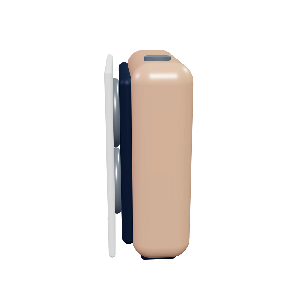 O1 Room speaker / Apricot, side view