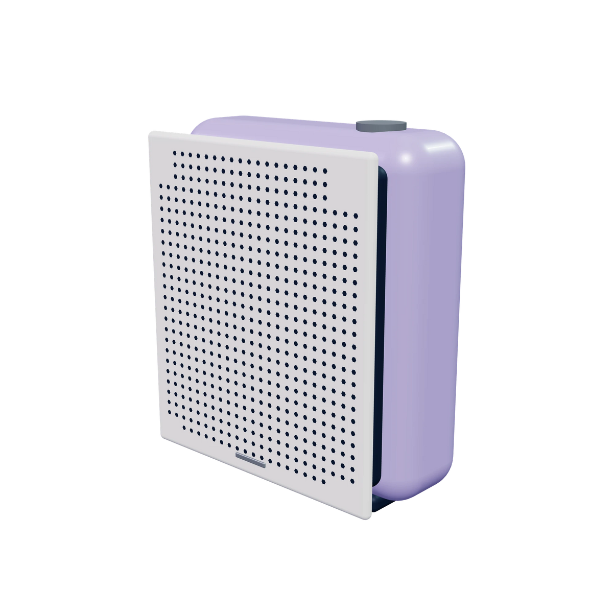 O1 Room speaker / Lilac, three-quarter view