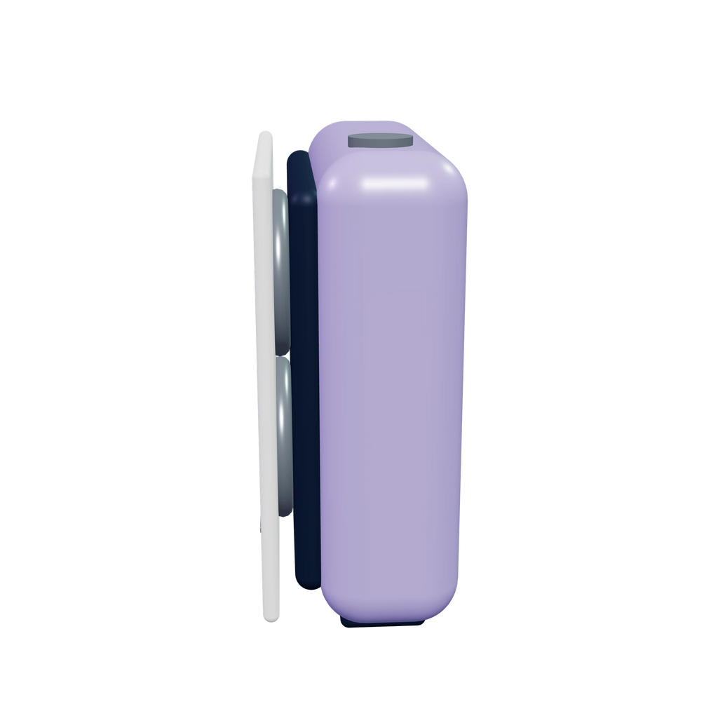 O1 Room speaker / Lilac, side view