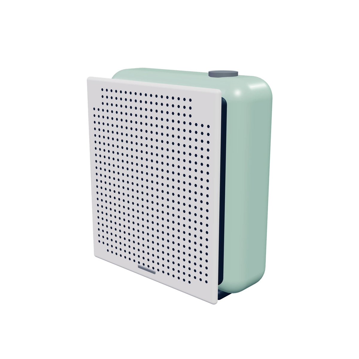 O1 Room speaker / Pistachio, three-quarter view