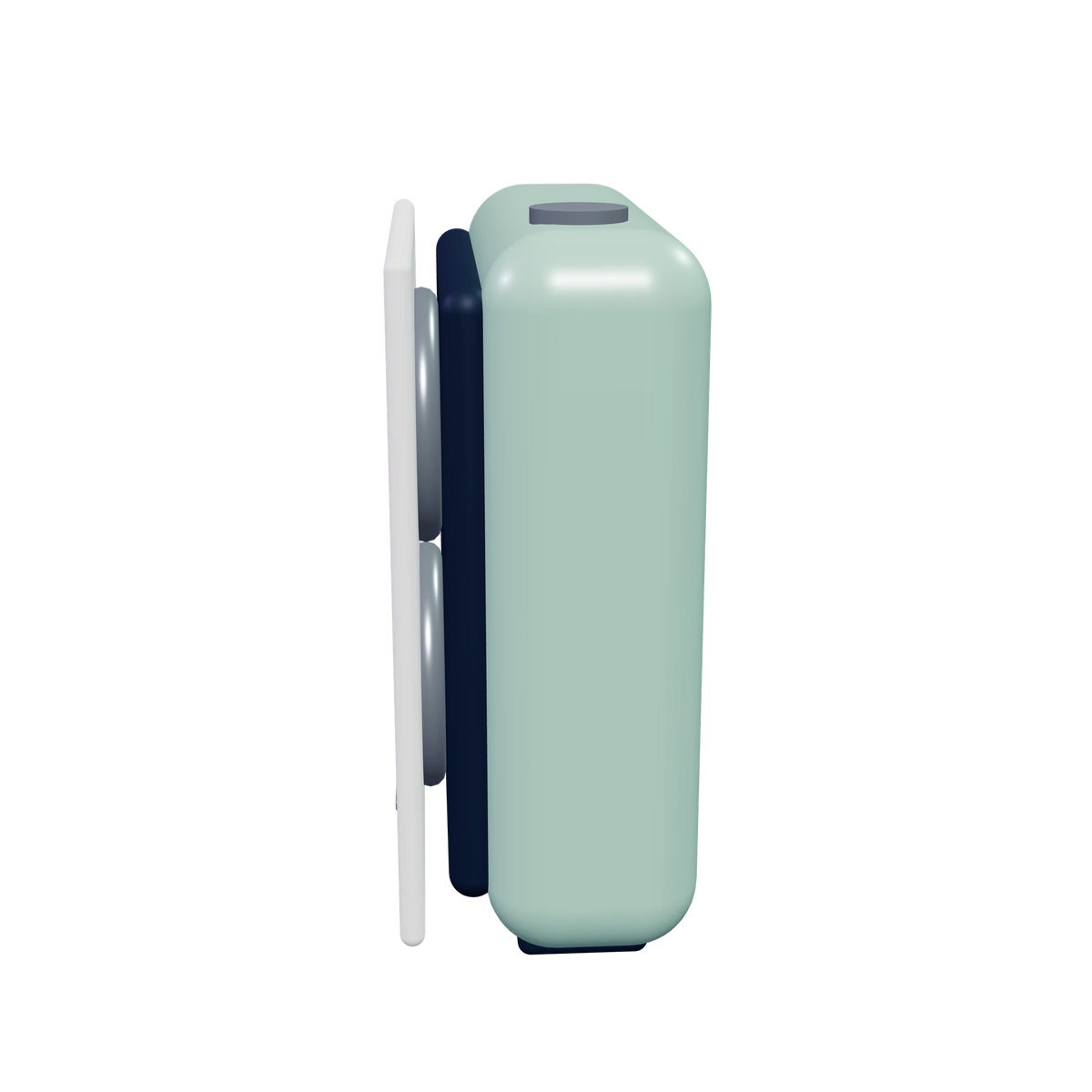 O1 Room speaker / Pistachio, side view