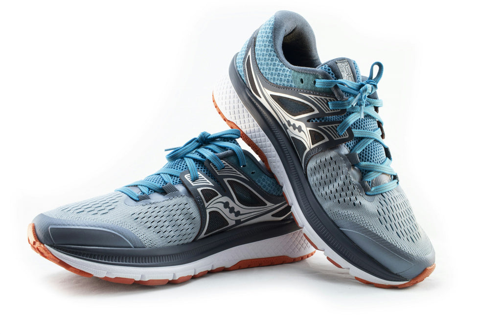Grey Blue Runner — Photographic Demo — photograph 2. Photo: mostafa mahmoudi; https://unsplash.com/photos/a-pair-of-running-shoes-on-a-white-background-W_uDEmTq0po. Photographic demo.